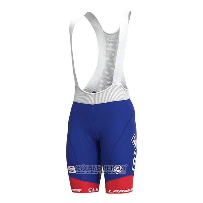 2022 Cycling Jersey Groupama-FDJ White Short Sleeve And Bib Short